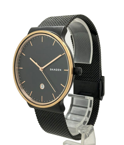 SKAGEN 腕時計 クオーツ ブラック SKW6296 メンズ スカーゲン