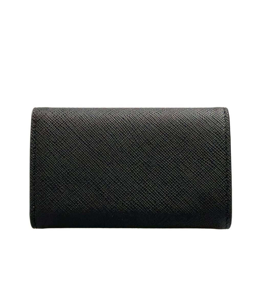 美品 PRADA 4連キーケース キーリング付き サフィアーノ 1PG004 メンズ レディース プラダ