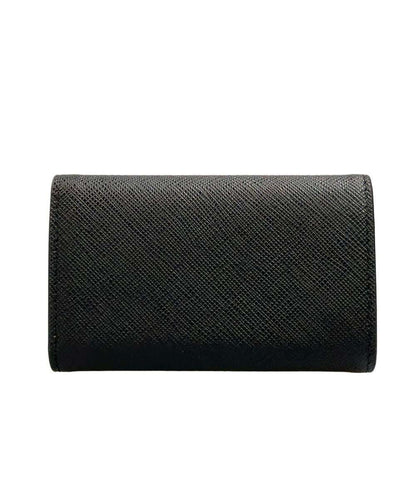 美品 PRADA 4連キーケース キーリング付き サフィアーノ 1PG004 メンズ レディース プラダ