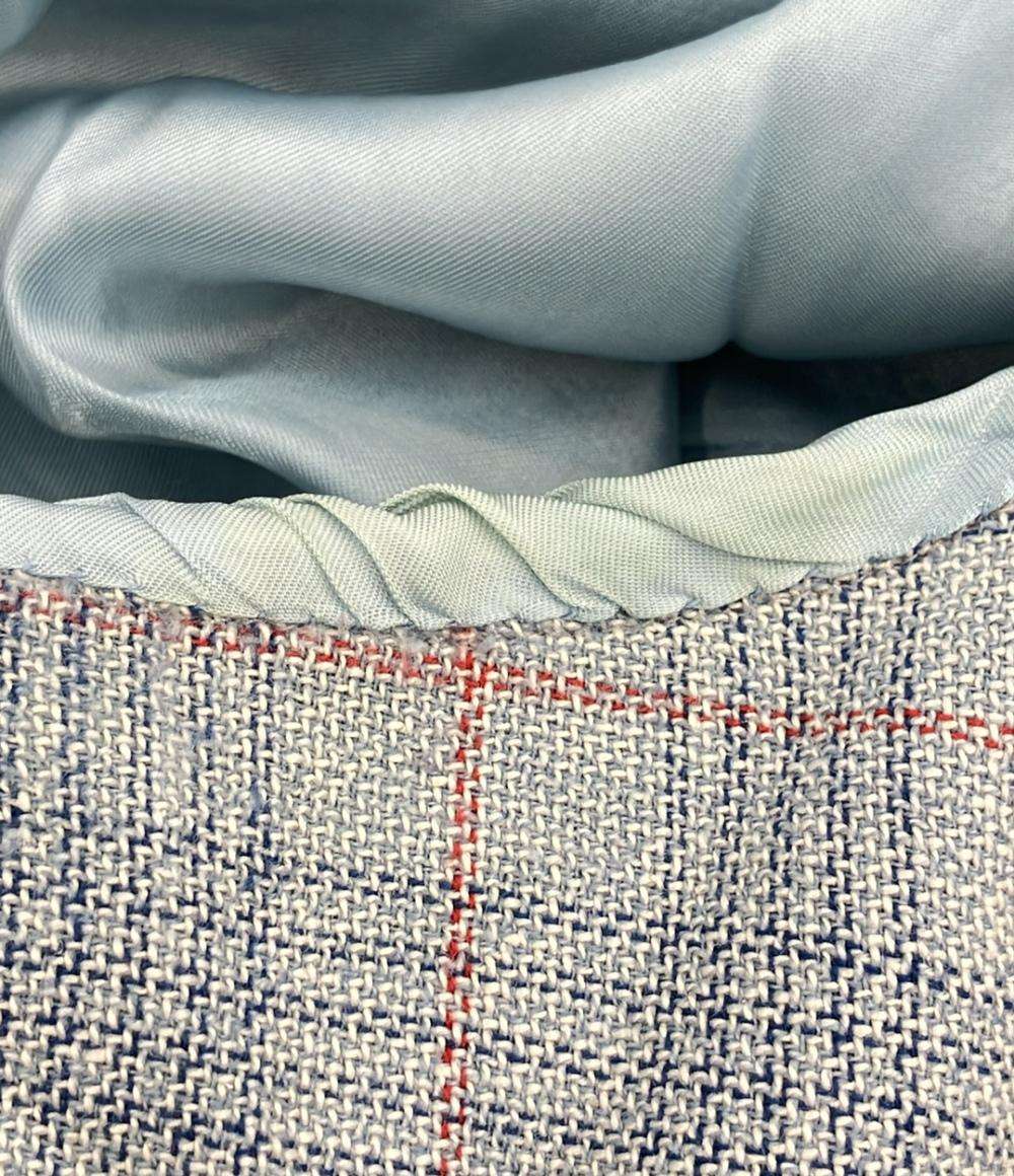 ベルヴェスト リネン テーラードジャケット チェック柄 メンズ SIZE 50 (XL) BELVEST