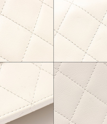 CHANEL チェーンショルダーバッグ 肩掛け 斜め掛け ゴールド金具 シングルフラップ ダブルチェーン マトラッセ レディース シャネル