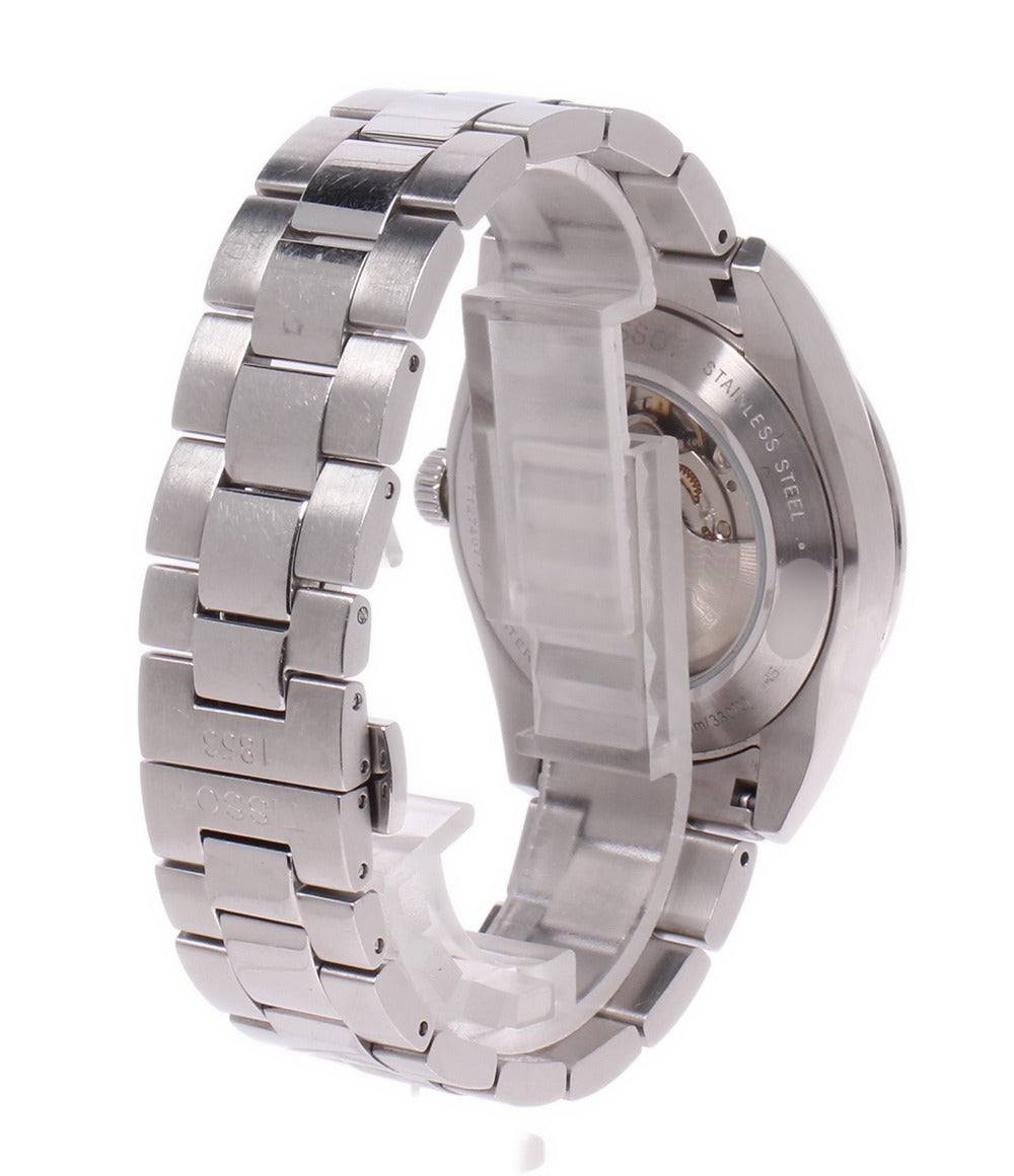 TISSOT 腕時計 ジェントルマン パワーマティック80 自動巻き ブラック T127407A メンズ ティソ