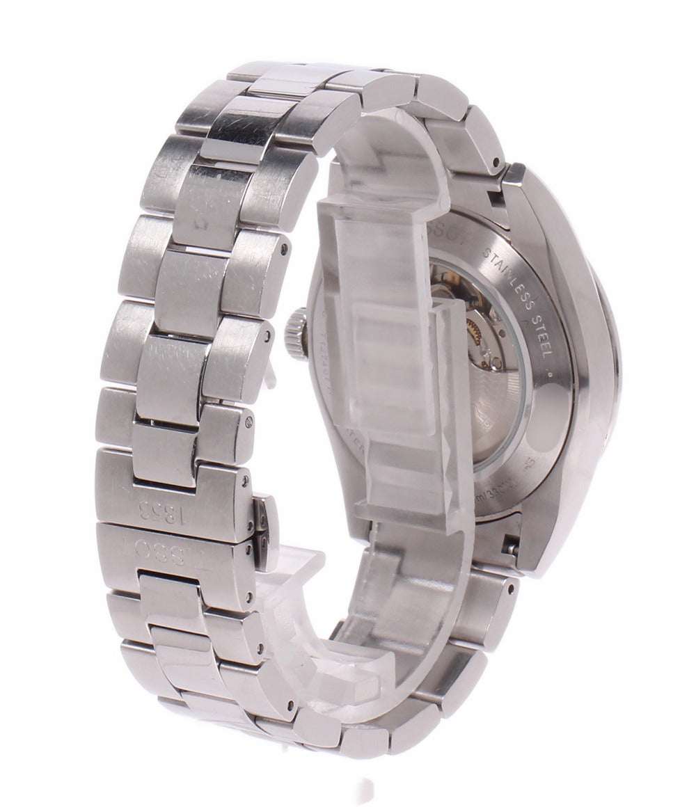 TISSOT 腕時計 ジェントルマン パワーマティック80 自動巻き ブラック T127407A メンズ ティソ