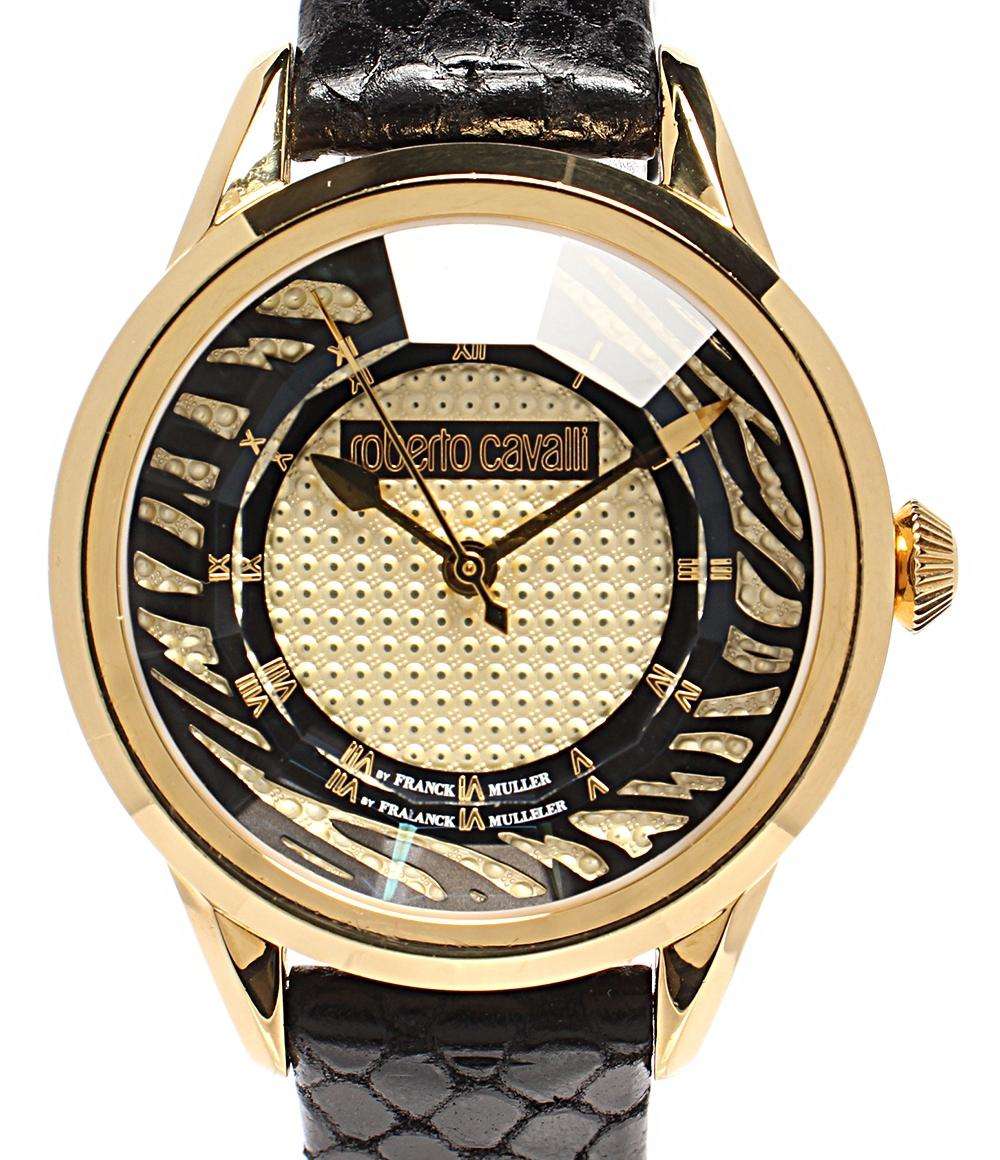 Roberto Cavalli FRANCK MULLER 腕時計 クオーツ ゴールド IL063 メンズ ロベルトカバリ フランクミュラー