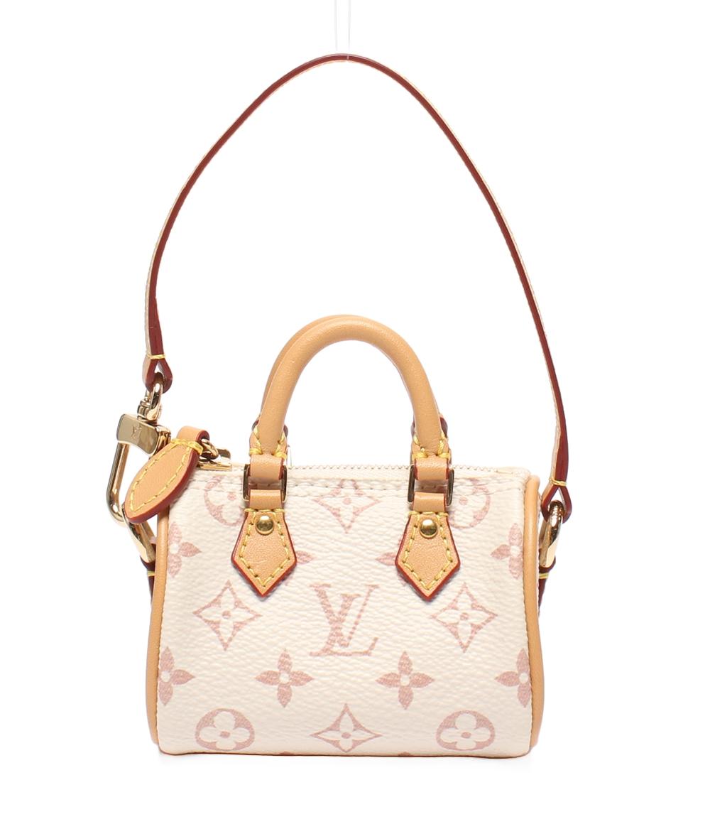 美品 LOUIS VUITTON バッグチャーム マイクロ スピーディ モノグラム