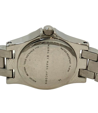 マークバイマークジェイコブス 腕時計 クオーツ シルバー MBM3198 レディース MARC BY MARC JACOBS