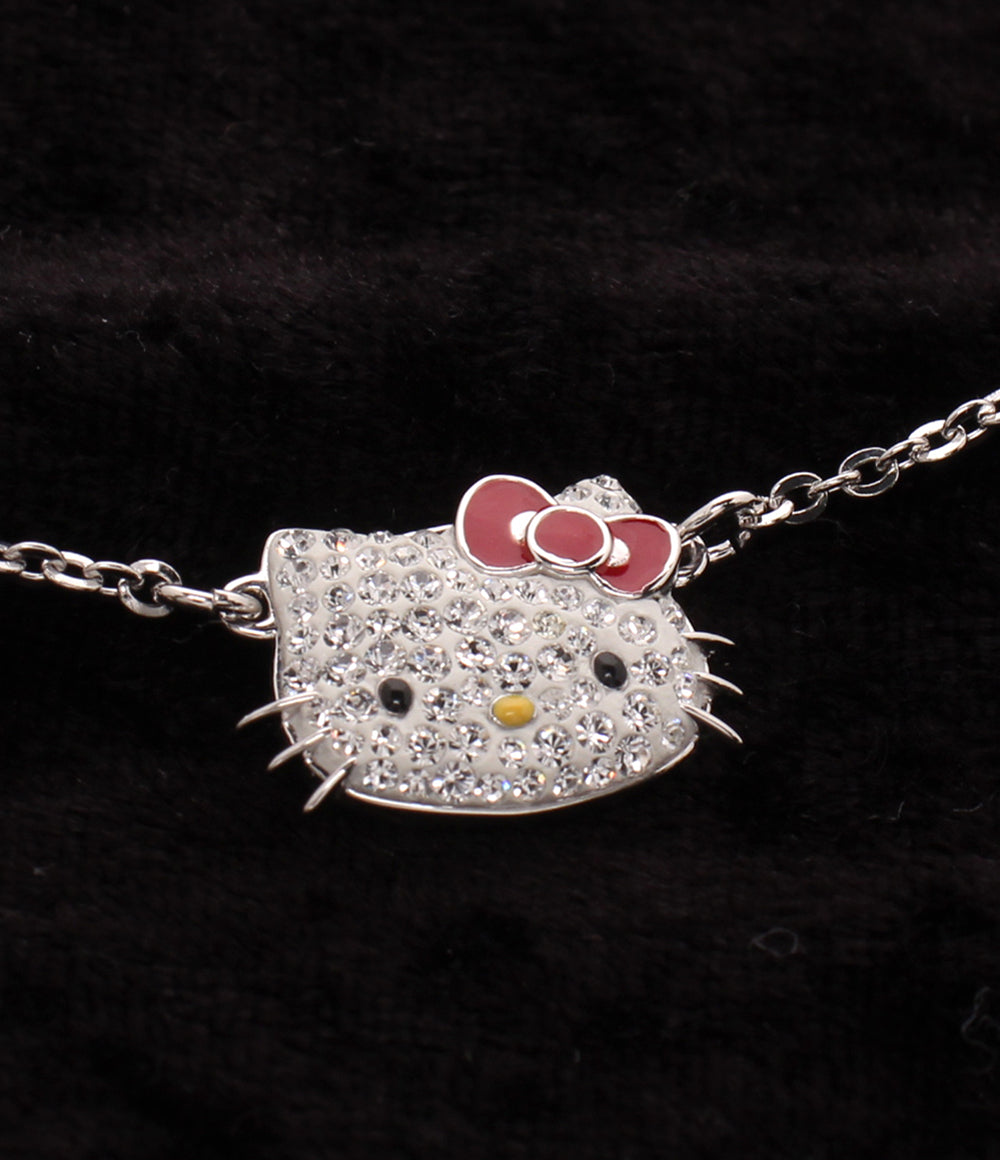 美品 SWAROVSKI SANRIO ネックレス 1097209 ハローキティモチーフ Hello Kitty Toggle レディース スワロフスキー