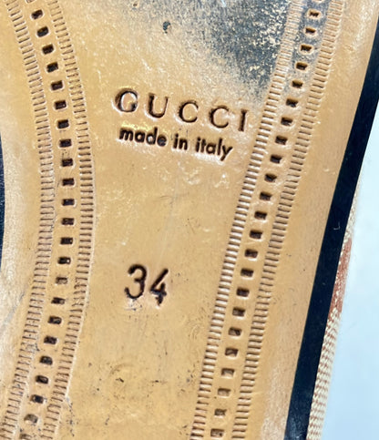 GUCCI ホースビットローファー GG キャンバス ヨルダーン レディース SIZE 34 (22cm) グッチ