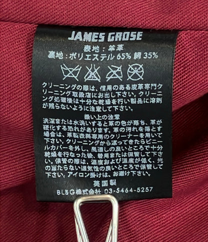 JAMES GROSE ダブル ライダースジャケット レディース SIZE 6 ジェームス グロース