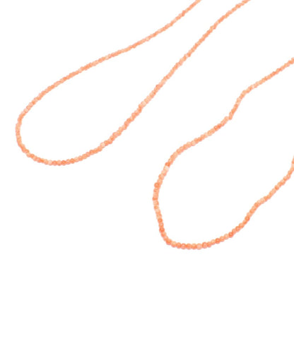 ネックレス SV ベビー珊瑚 2点セット レディース