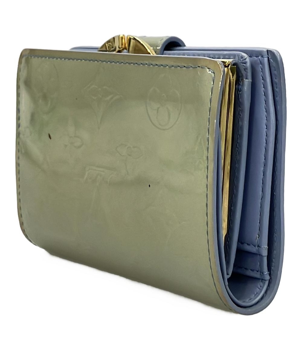 LOUIS VUITTON 二つ折り財布 ヴェルニ ポルトフォイユ ヴィエノワ M91315 レディース ルイ・ヴィトン