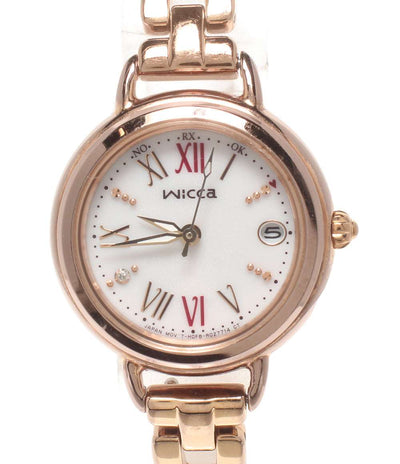 CITIZEN 腕時計 ウィッカ wicca ソーラー H0F6-R007505 レディース シチズン