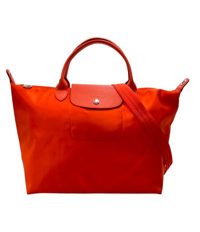 美品 Longchamp 2way トートバッグ ショルダーバッグ 斜め掛け ル プリアージュ ネオ 1515578OB422 レディース ロンシャン