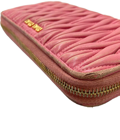 Miu Miu ラウンドファスナー長財布 レディース ミュウ ミュウ