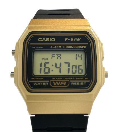 美品 CASIO 腕時計 クオーツ F-91W ユニセックス カシオ
