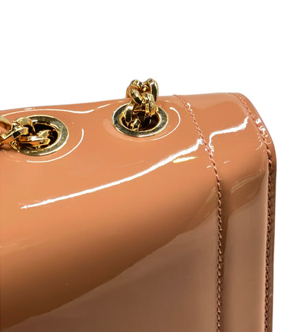 美品 Salvatore Ferragamo ショルダーバッグ 斜め掛け チェーン ヴァラ リボン AU21 G878 レディース サルヴァトーレフェラガモ