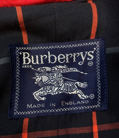 Burberrys トレンチコート レッド シングル ボタン ベルト付き レディース バーバリーズ