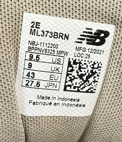 NEW BALANCE ローカットスニーカー ML373BRN メンズ SIZE 27.5 (L) ニューバランス