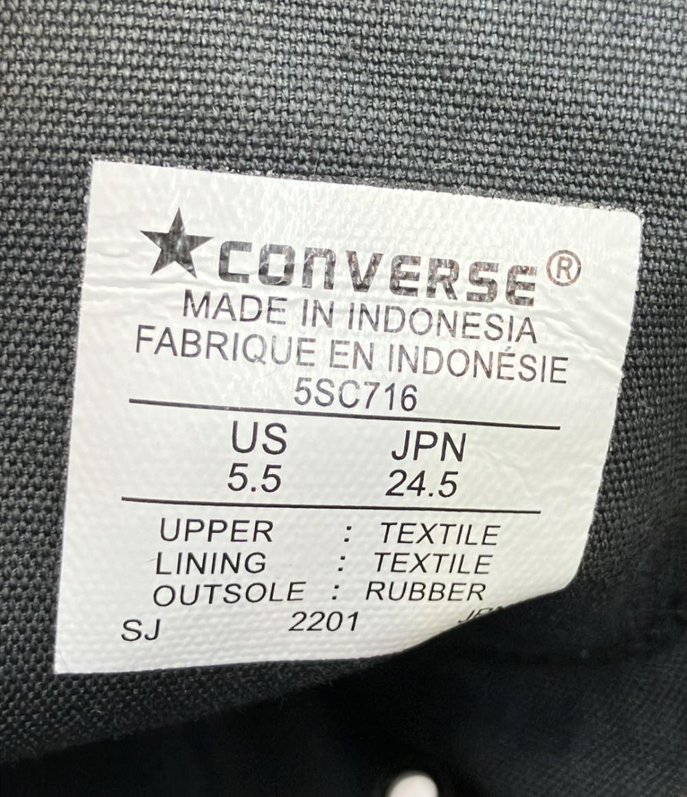 CONVERSE ハイカットスニーカー サイドジップ レディース SIZE 24.5 (L) コンバース