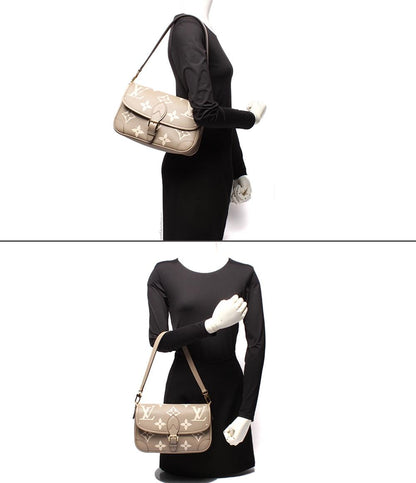 美品 ルイ・ヴィトン 2way ショルダーバッグ 肩掛け 斜め掛け ディアヌ モノグラムアンプラント M46583 レディース LOUIS VUITTON