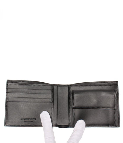 美品 エンポリオ・アルマーニ 二つ折り財布 メンズ Emporio Armani