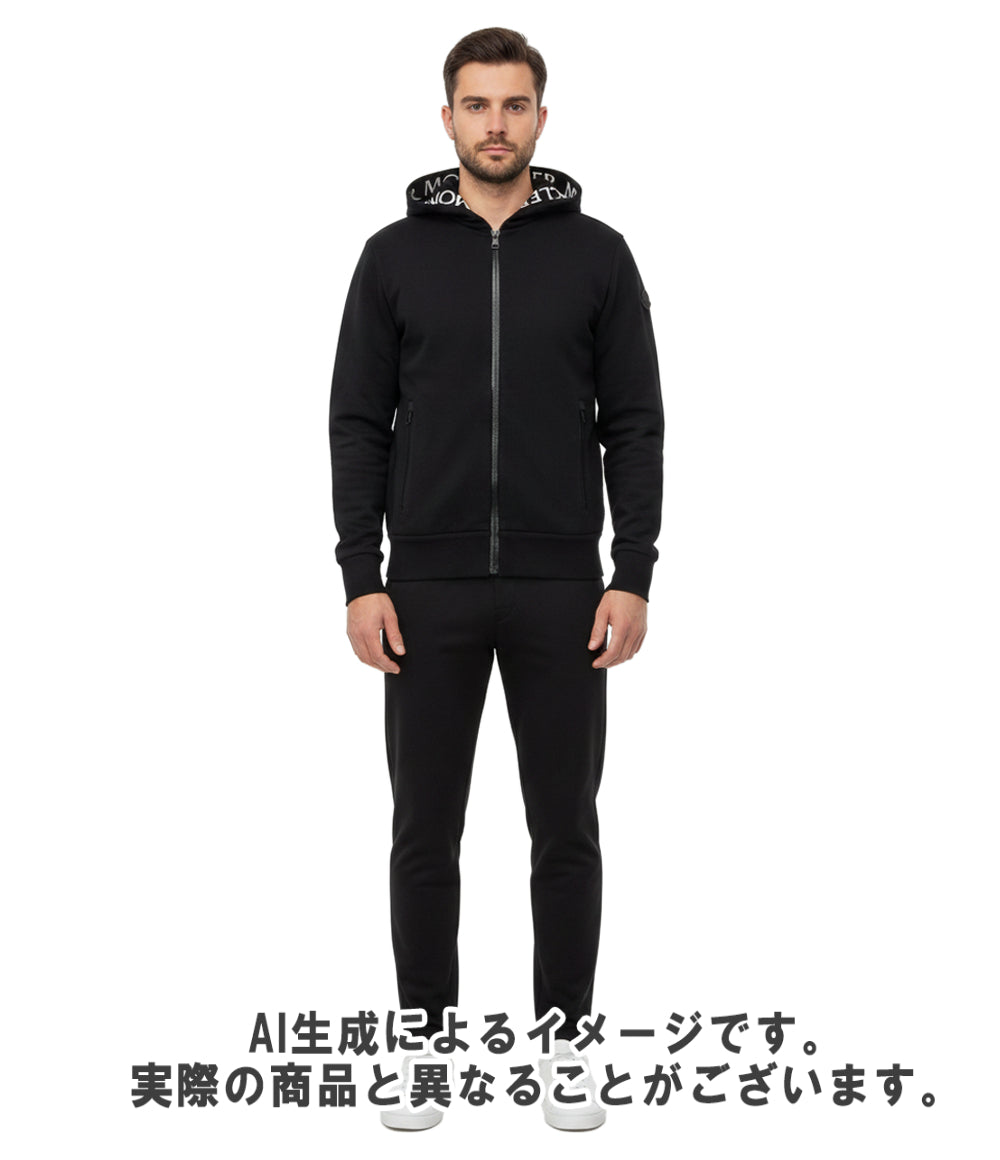 MONCLER マグリアカーディガン ロゴスウェット ジップアップパーカー F20918G78500 メンズ SIZE S モンクレール
