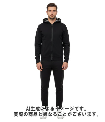 MONCLER マグリアカーディガン ロゴスウェット ジップアップパーカー F20918G78500 メンズ SIZE S モンクレール