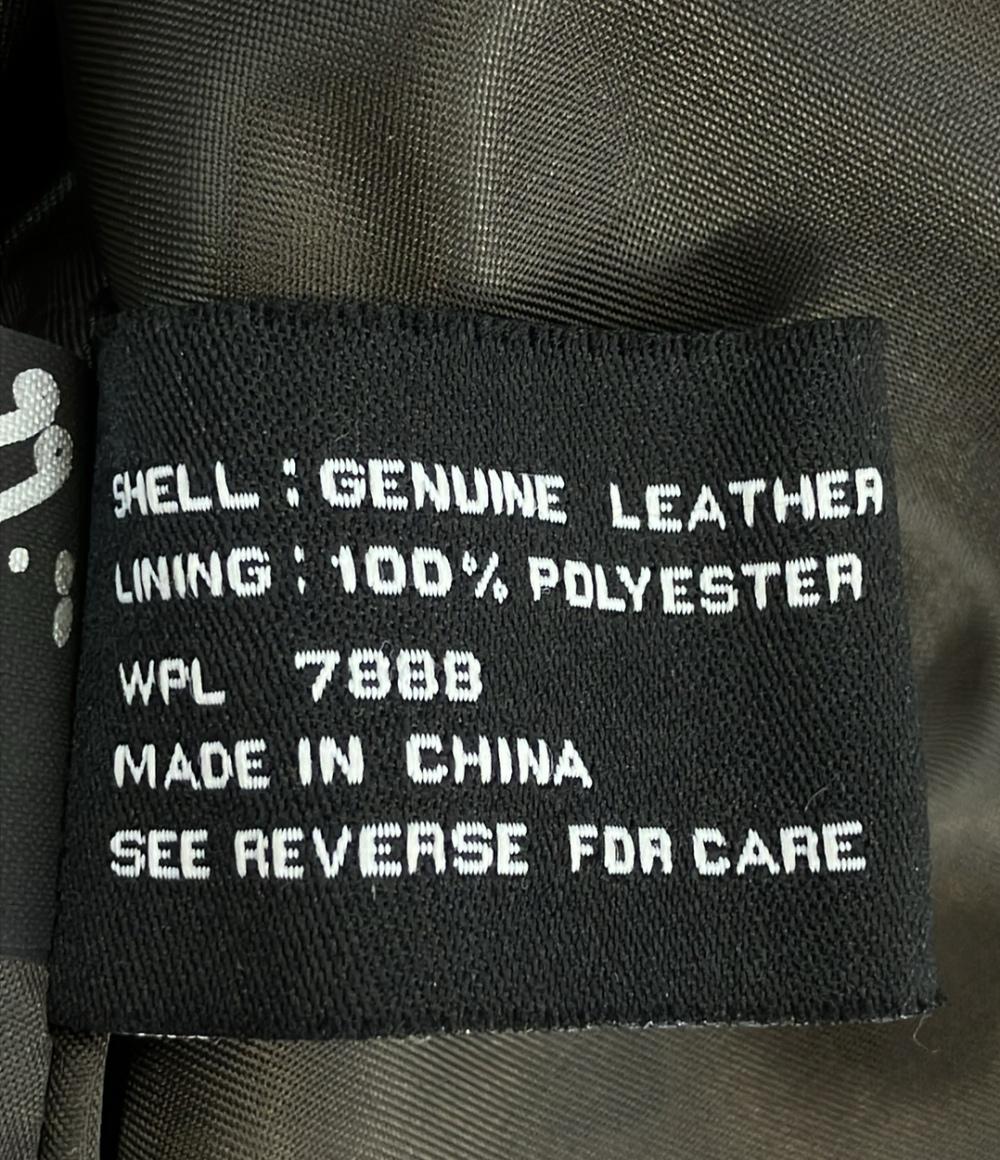 美品 ジョーンズニューヨーク レザージャケット レディース SIZE S (S) JONESNEWYORK