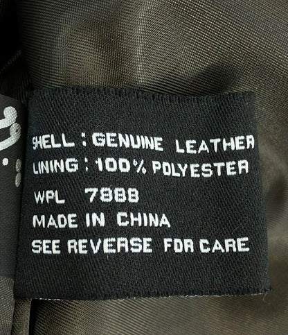 美品 ジョーンズニューヨーク レザージャケット レディース SIZE S (S) JONESNEWYORK