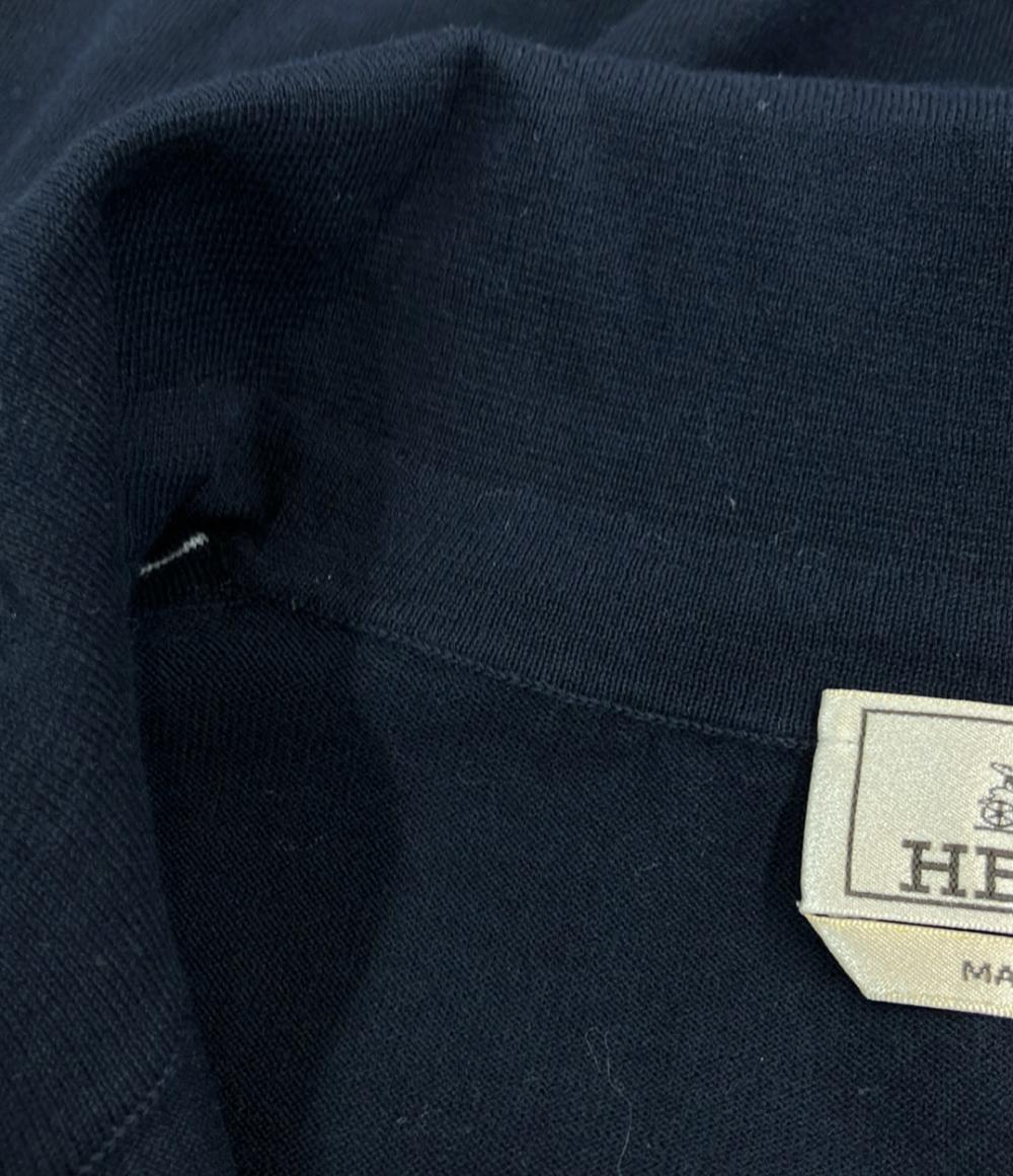 HERMES エルメス セリエ ハーフジップ Tシャツ M 中古・古着通販】HERMES (エルメス) ハーフジップ デニムシャツ サイズ