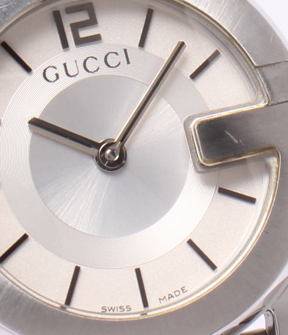 GUCCI 腕時計 Gラウンド クオーツ ホワイト 101L レディース グッチ