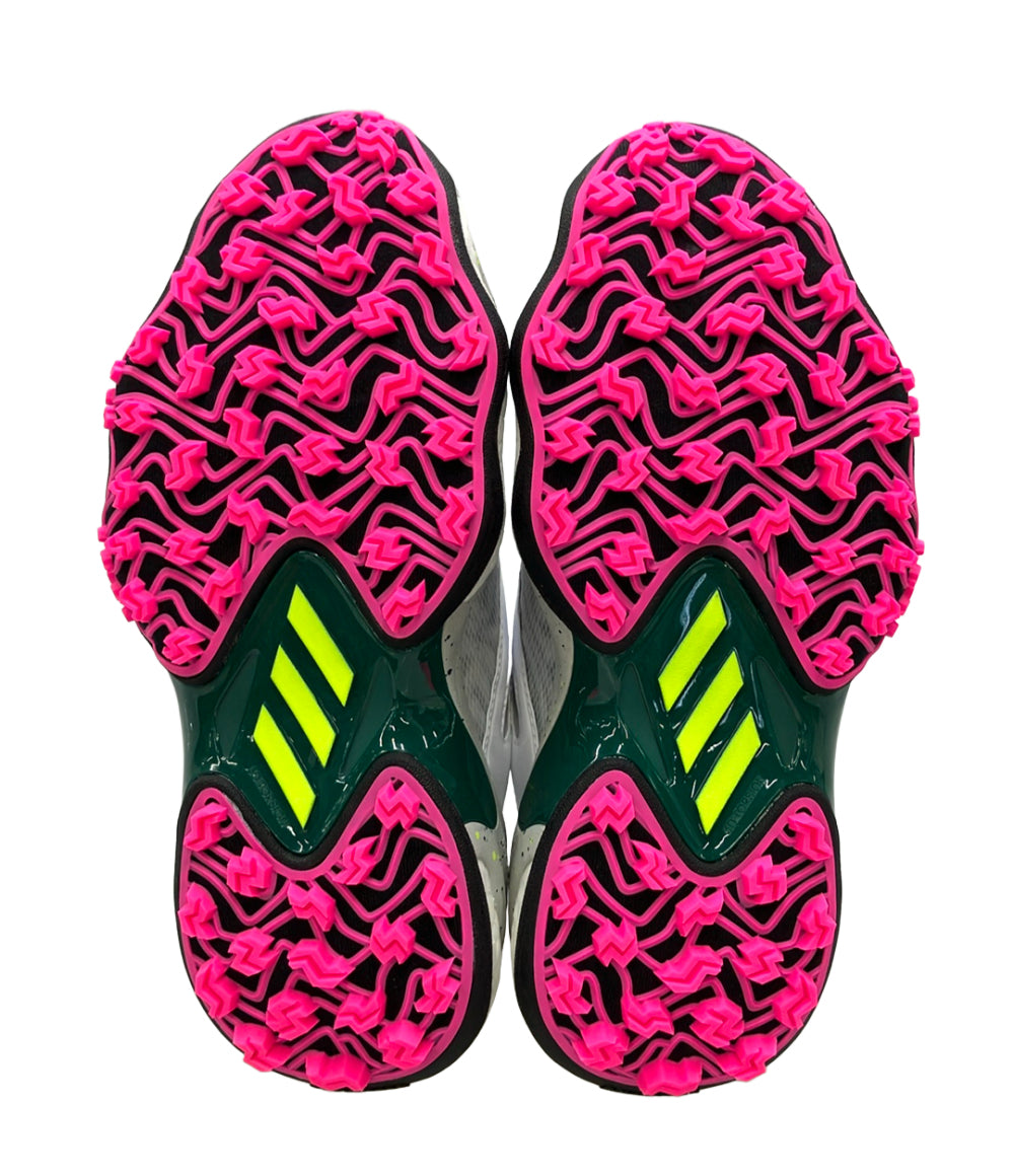 美品 adidas ローカットスニーカー ゴルフシューズ コードカオス 25 ボア IG8751 レディース SIZE 22.0 アディダス