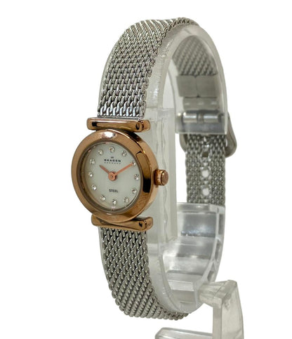 スカーゲン 腕時計 クオーツ シェル 107XSRR レディース SKAGEN