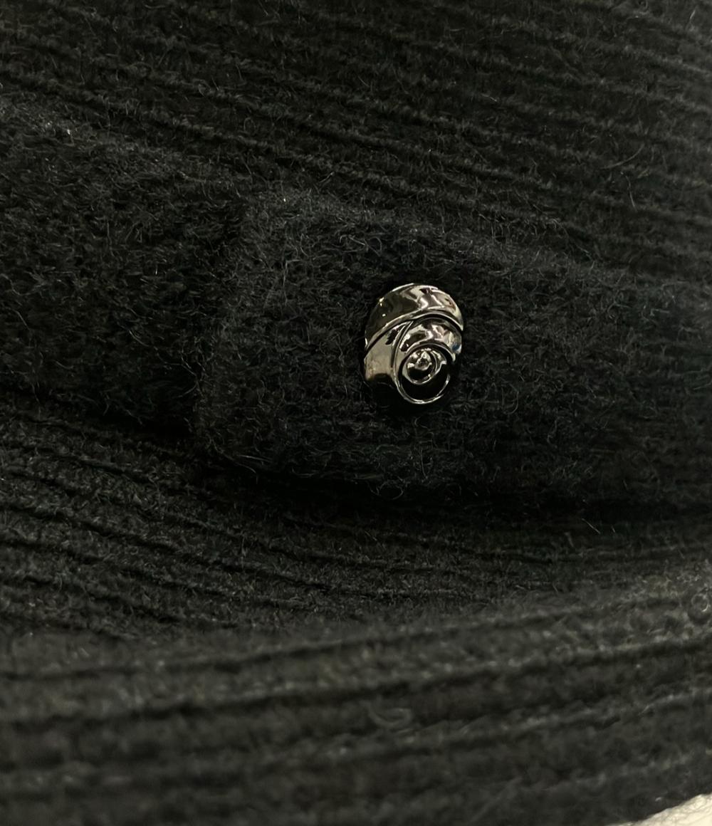 LANVIN黒いバケットハット M~Sサイズ LANVIN黒いバケットハット M~Sサイズ LANVIN黒いバケットハット M~Sサイズ