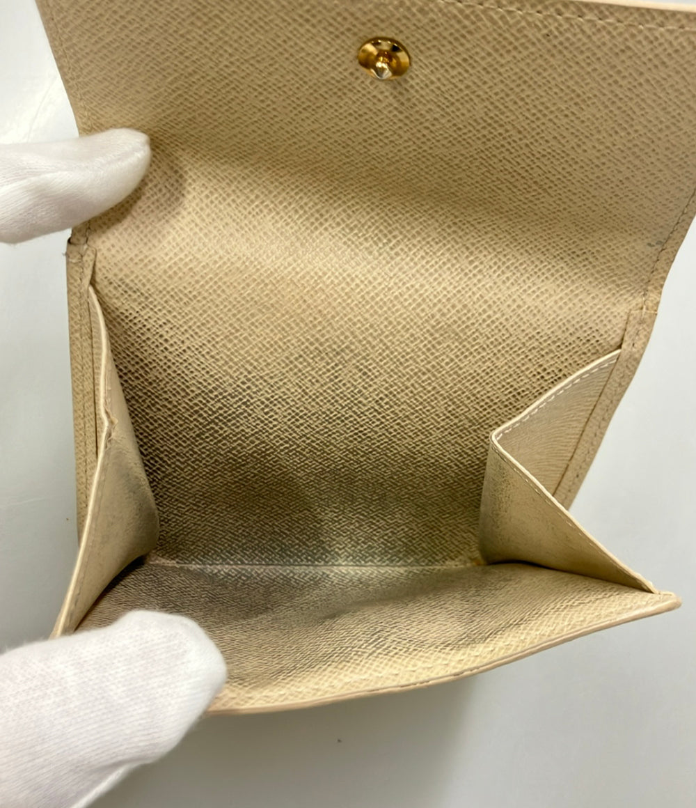 LOUIS VUITTON ダブルホック 二つ折り財布 ポルトフォイユ エリーズ ダミエ アズール N61733 レディース ルイ・ヴィトン