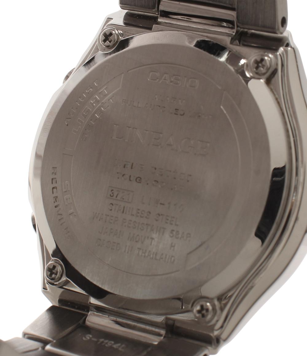 CASIO 腕時計 リニエージ LINEAGE ソーラー ブラック系 LTW-110 メンズ カシオ