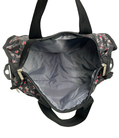美品 LeSportsac ボストンバッグ ショルダーバッグ 2WAY 斜め掛け レディース レスポートサック