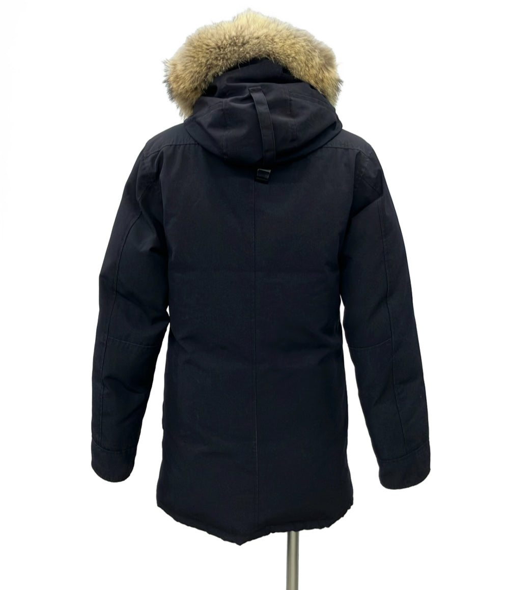 CANADA GOOSE ダウンコート BLACK LABEL ファー付き フロントボタン ダブルジップ CHATEAU PARKA 3426MB メンズ SIZE XS カナダグース
