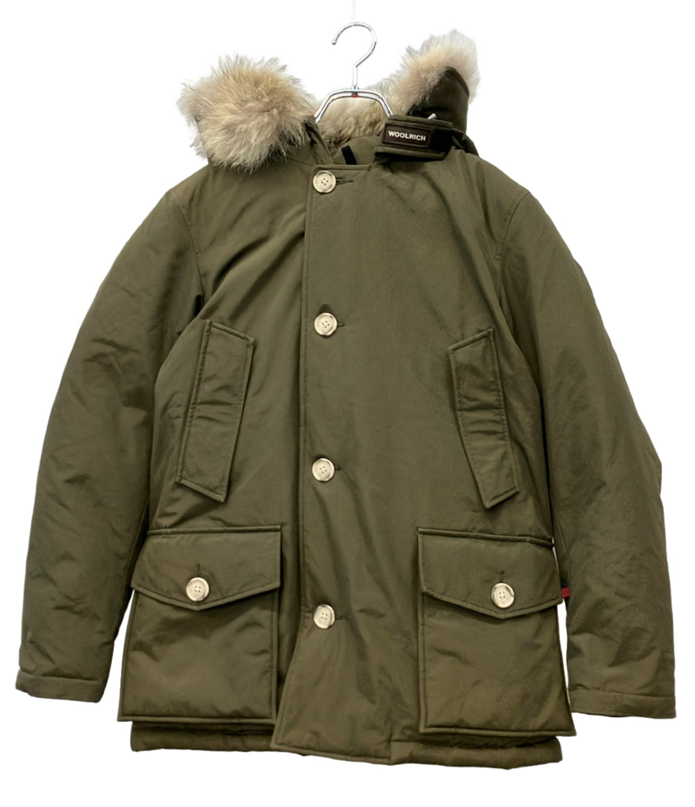 WOOLRICH ダウンジャケット カーキ ナイロン インポート WOOU0297 レディース SIZE XXS (S) ウールリッチ