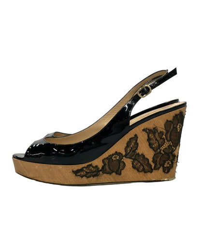 訳あり Valentino Garavani バックバンドサンダル ウェッジソール レディース SIZE 39 (24.5cm) ヴァレンティノ・ガラヴァーニ
