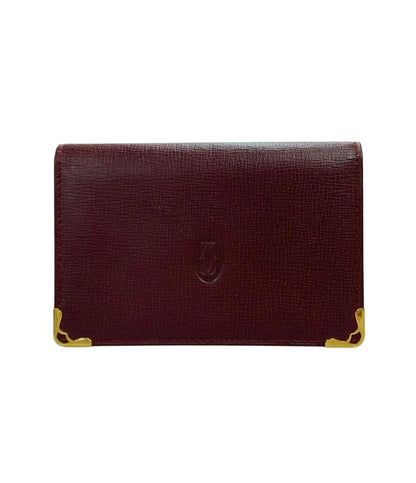 美品 Cartier カードケース レザー マストドゥカルティエ レディース カルティエ