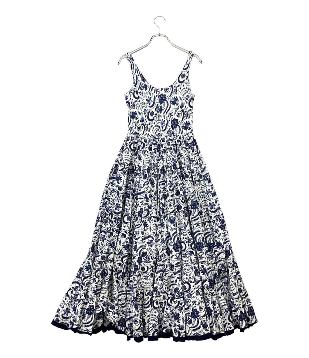 マリハ ノースリーブワンピース 花柄 レディース SIZE 38 (S) MARIHA