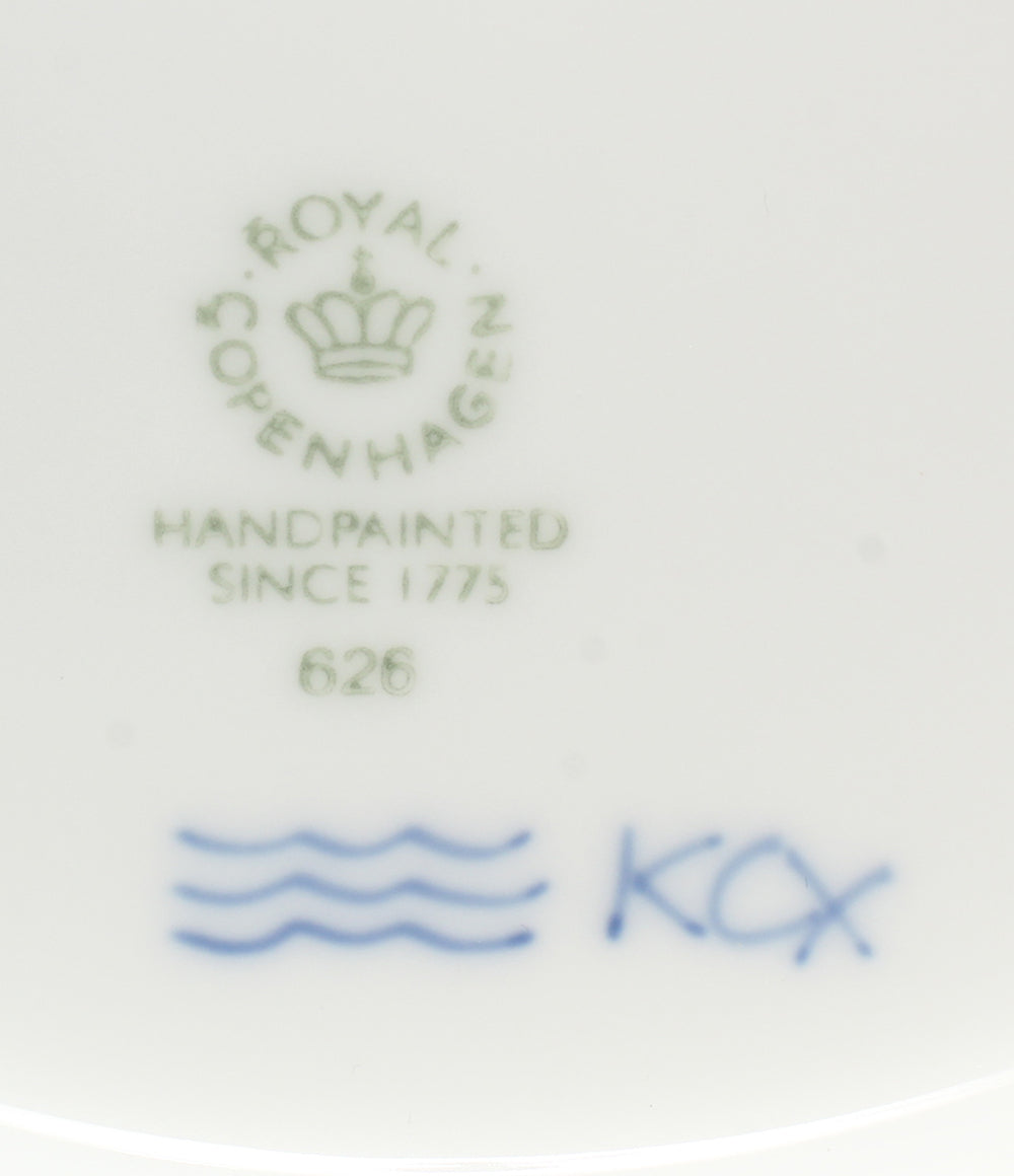美品 Royal Copenhagen プレート 大皿 26cm ブルーパルメッテ ロイヤルコペンハーゲン