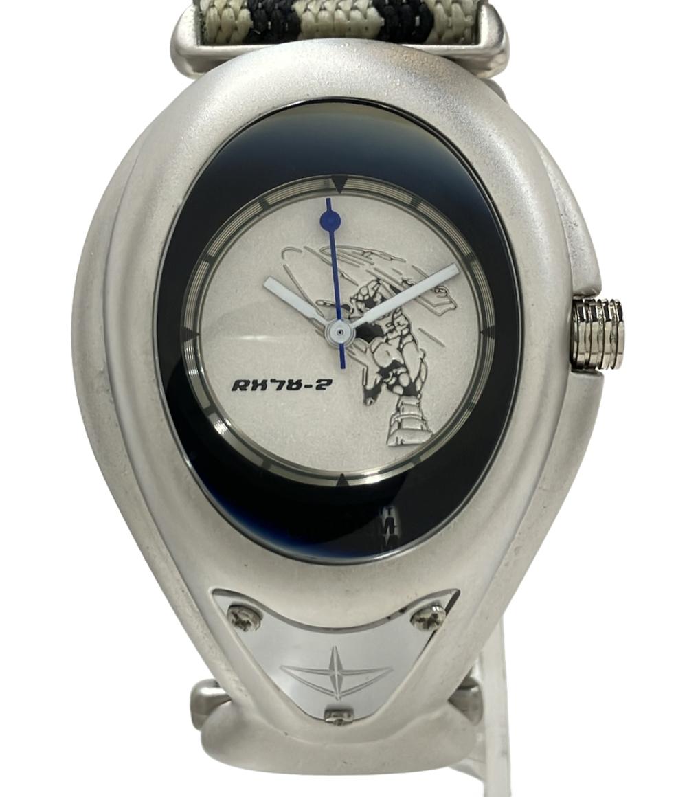 腕時計 機動戦士ガンダム RX-78-2モデル 20周年記念 クオーツ シルバー メンズ