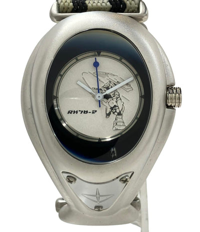 腕時計 機動戦士ガンダム RX-78-2モデル 20周年記念 クオーツ シルバー メンズ