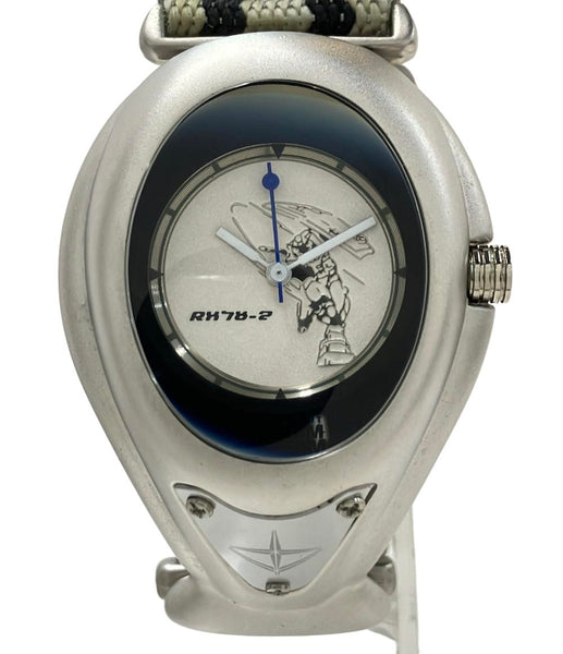 腕時計 機動戦士ガンダム RX-78-2モデル 20周年記念 クオーツ シルバー