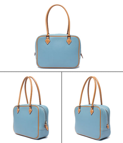 HERMES ハンドバッグ シルバー金具 □J刻印 ヴォーエプソン ミニプリュム レディース エルメス
