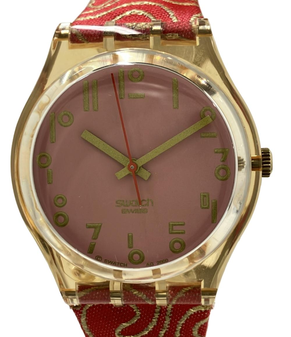 Swatch 腕時計 クオーツ ピンク ユニセックス スウォッチ