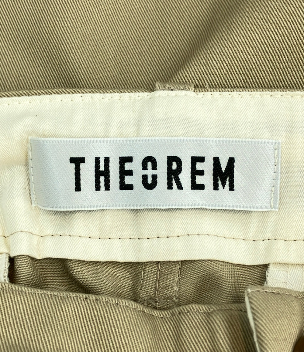 美品 THEOREM ワイドストレートチノパンツ メンズ SIZE M セオレム