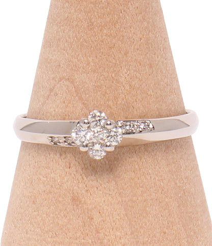 美品 リング 指輪 Pt900 ダイヤ 0.20ct レディース SIZE 19号
